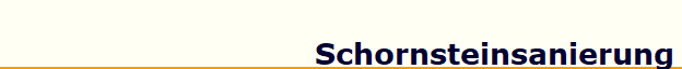 Schornsteinsanierung
